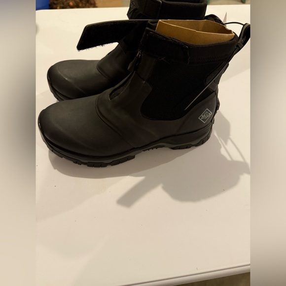 Men's Black Apex Mid Zip Boots, Muck Boots, hunting boots - Picture 3 of 4
